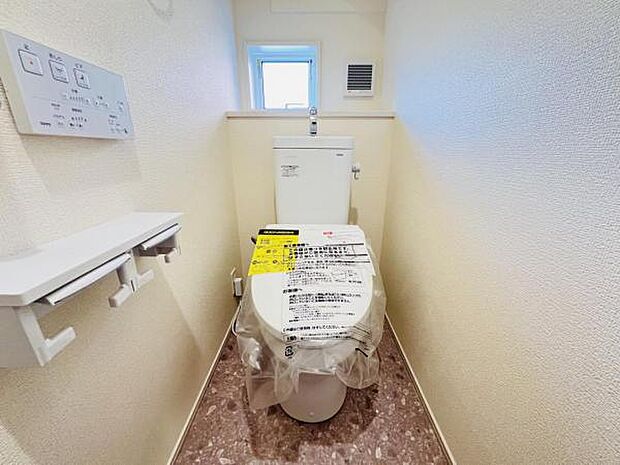 ほっと安らげるトイレ空間です。