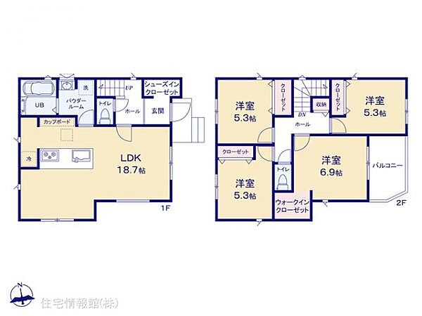 間取りを拡大表示