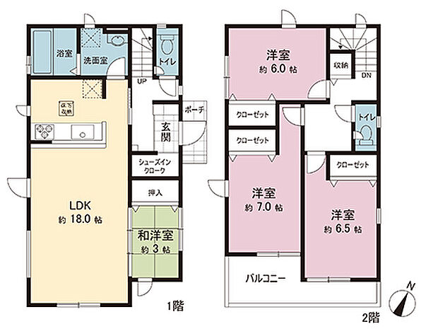 間取図です。図面と異なる場合は現況を優先させていただきます。