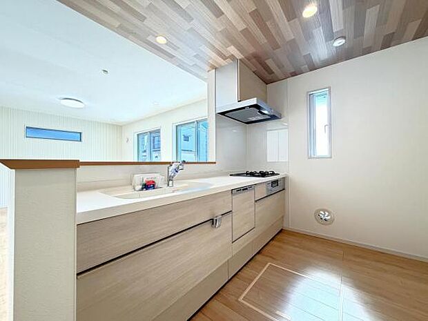 料理の時間が楽しくなるキッチンスペースです。