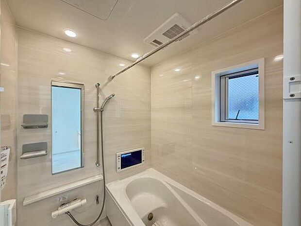 お風呂でほっとひといき。1日の疲れを癒しましょう。