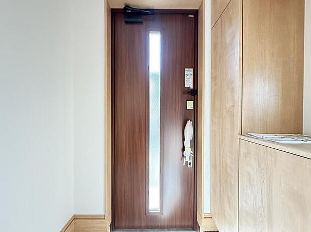 いつも気持ちよくご家族を迎えられる玄関です。