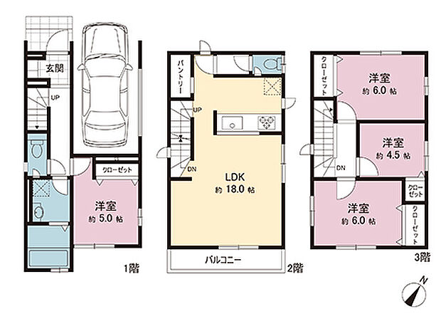 間取図です。図面と異なる場合は現況を優先させていただきます。