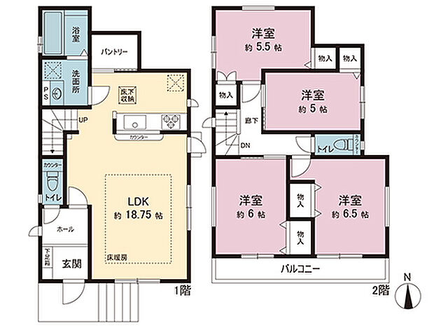 間取図です。図面と異なる場合は現況を優先させていただきます。