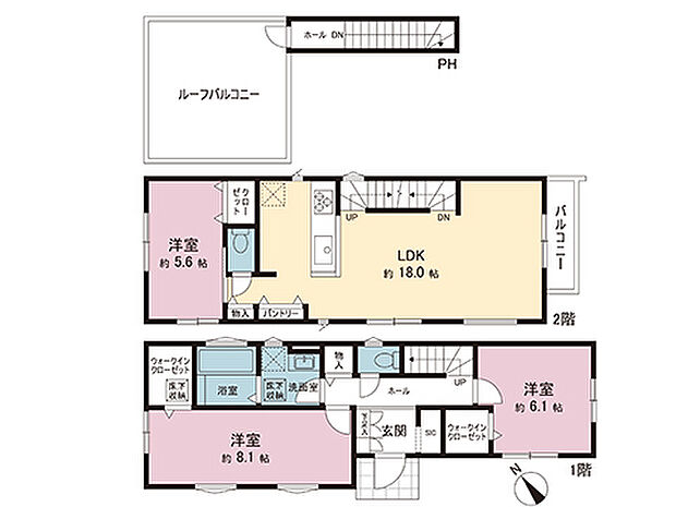 間取図です。図面と異なる場合は現況を優先させていただきます。