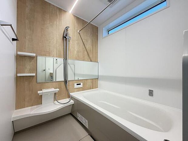 お風呂でほっとひといき。1日の疲れを癒しましょう。