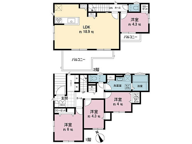 間取図です。図面と異なる場合は現況を優先させていただきます。