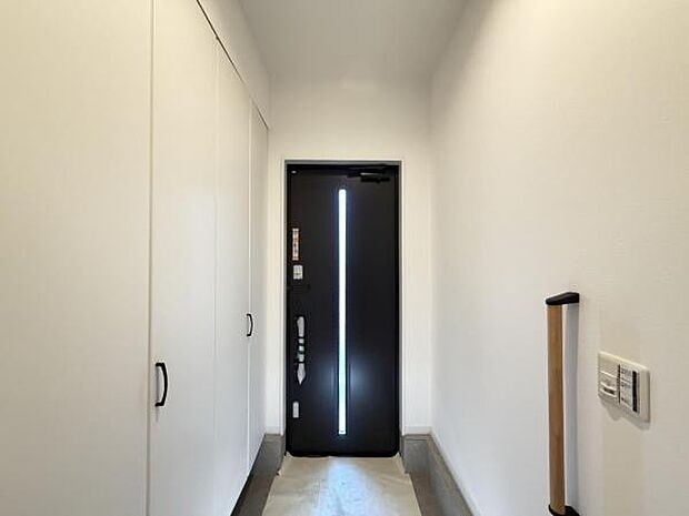 いつも気持ちよくご家族を迎えられる玄関です。