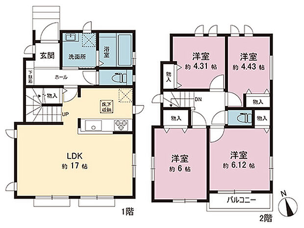 間取図です。図面と異なる場合は現況を優先させていただきます。