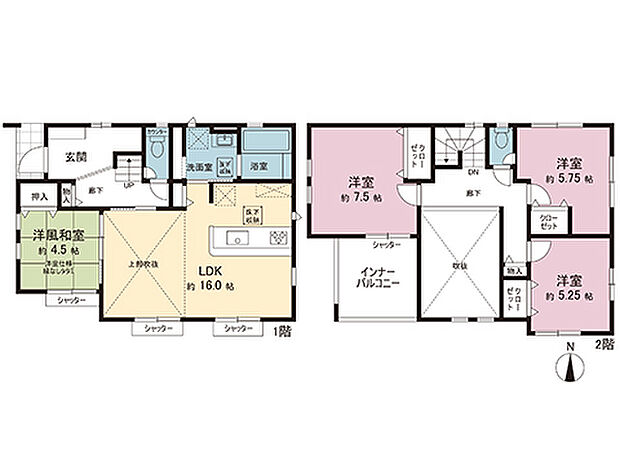 間取図です。図面と異なる場合は現況を優先させていただきます。
