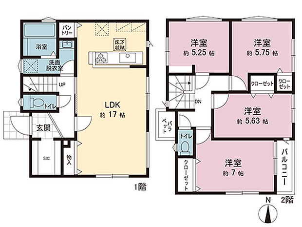 間取図です。図面と異なる場合は現況を優先させていただきます。