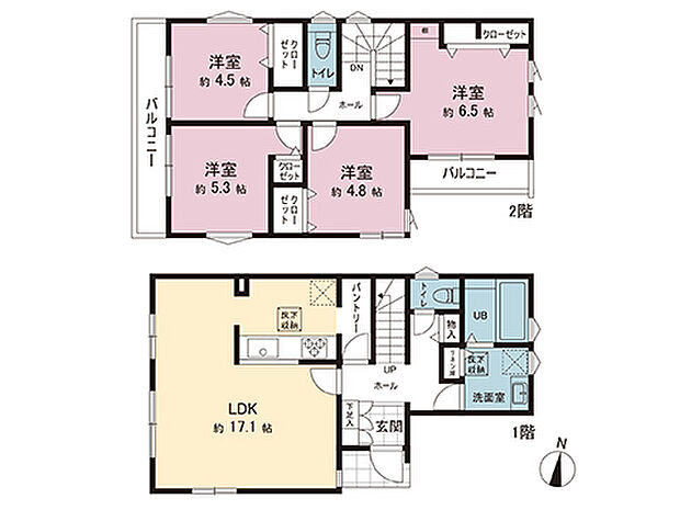 間取図です。図面と異なる場合は現況を優先させていただきます。