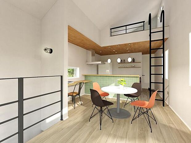 完成予想図(内観):図面を基に描きおこしたもので、実際とは異なる場合がございます。