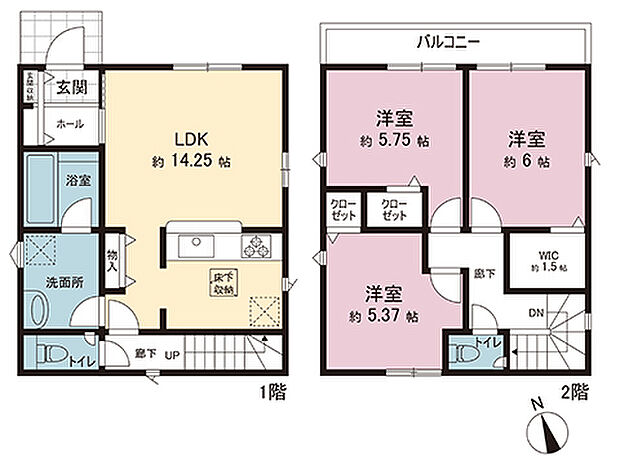 間取図です。図面と異なる場合は現況を優先させていただきます。