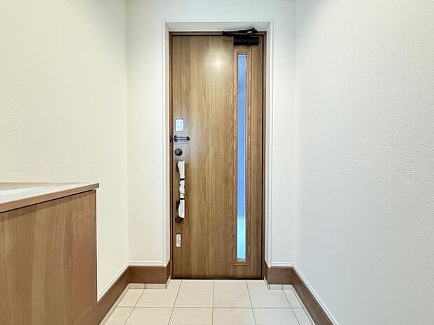いつも気持ちよくご家族を迎えられる玄関です。