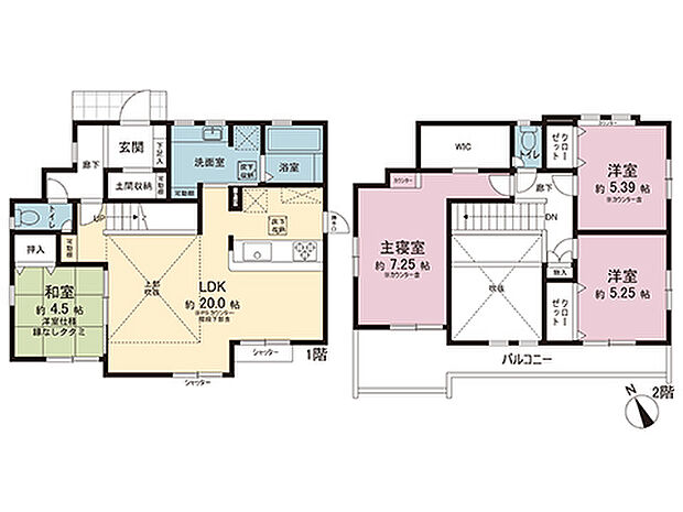 間取図です。図面と異なる場合は現況を優先させていただきます。