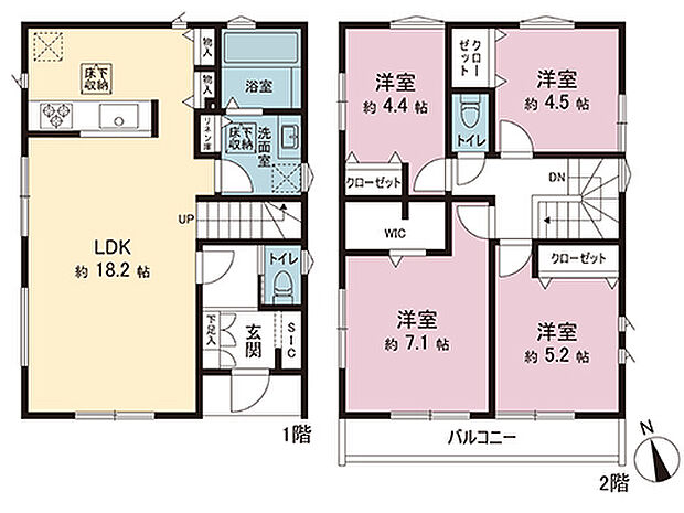 間取図です。図面と異なる場合は現況を優先させていただきます。