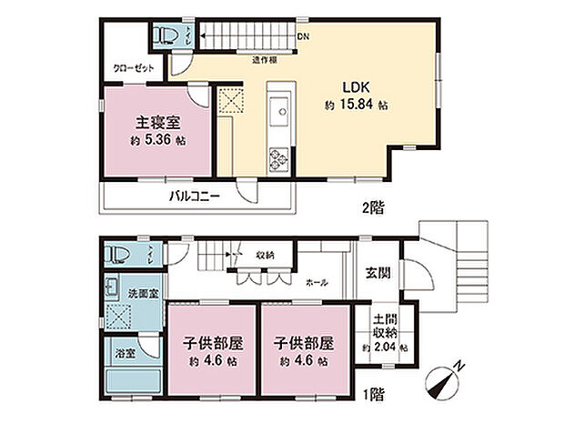 間取図です。図面と異なる場合は現況を優先させていただきます。