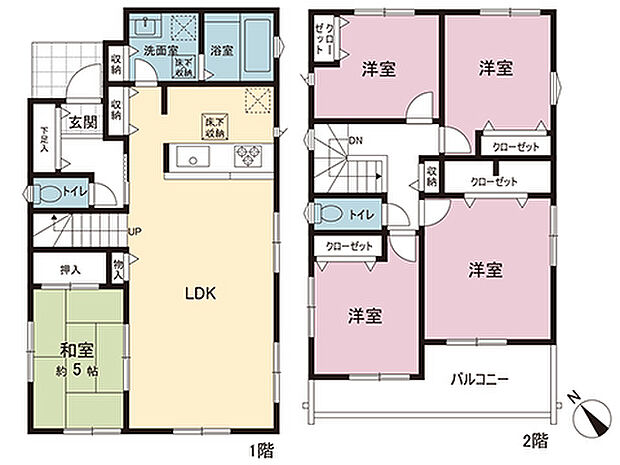 間取図です。図面と異なる場合は現況を優先させていただきます。