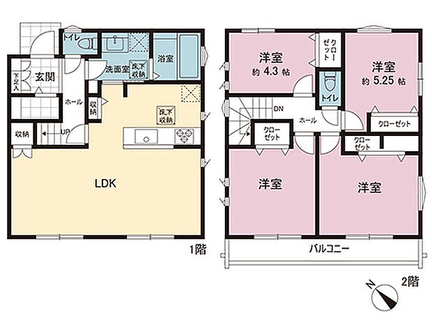 間取図です。図面と異なる場合は現況を優先させていただきます。