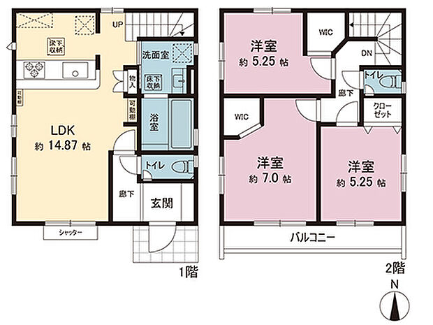 間取図です。図面と異なる場合は現況を優先させていただきます。