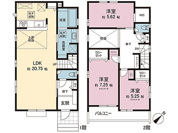 間取りを拡大表示