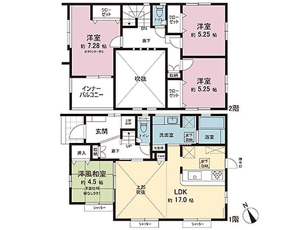 間取図です。図面と異なる場合は現況を優先させていただきます。