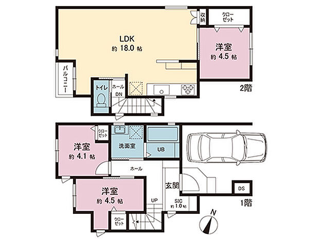 間取図です。図面と異なる場合は現況を優先させていただきます。