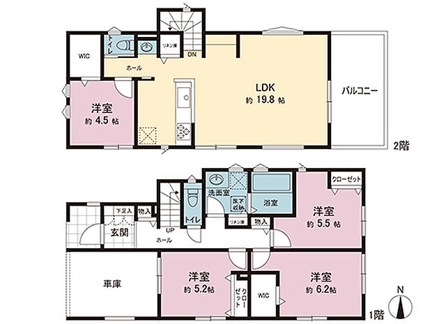 間取図です。図面と異なる場合は現況を優先させていただきます。