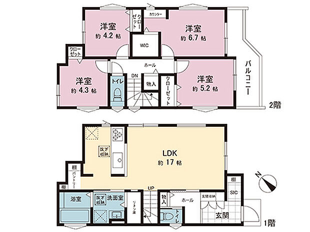 間取図です。図面と異なる場合は現況を優先させていただきます。