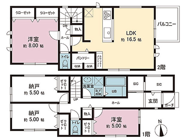 間取図です。図面と異なる場合は現況を優先させていただきます。