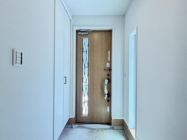 いつも気持ちよくご家族を迎えられる玄関です。