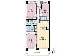 アイビーヒルズ久里浜壱番館 3LDKの間取図画像