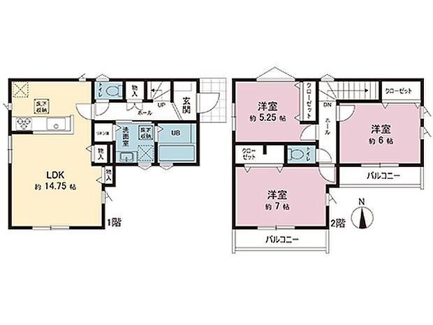間取図です。図面と異なる場合は現況を優先させていただきます。