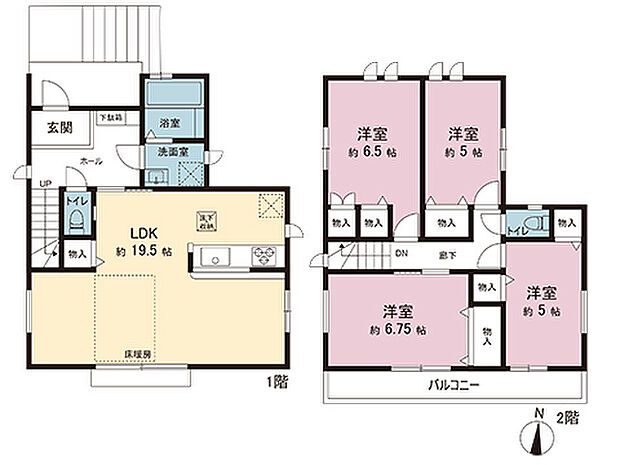 間取図です。図面と異なる場合は現況を優先させていただきます。