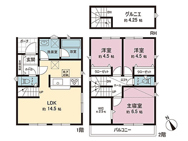 間取図です。図面と異なる場合は現況を優先させていただきます。