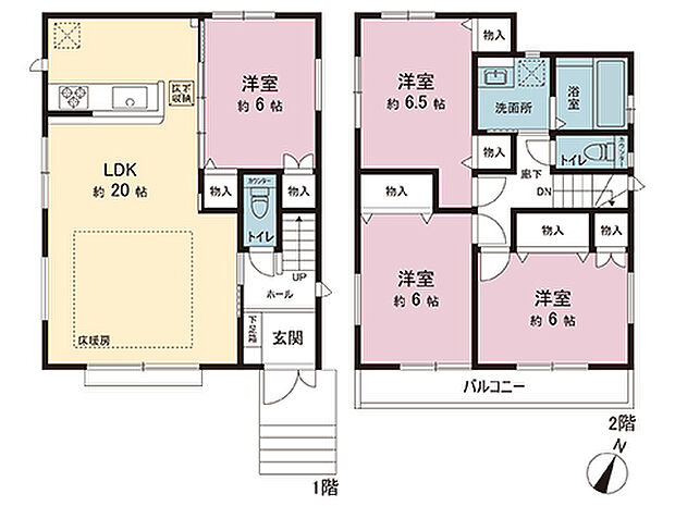 間取図です。図面と異なる場合は現況を優先させていただきます。