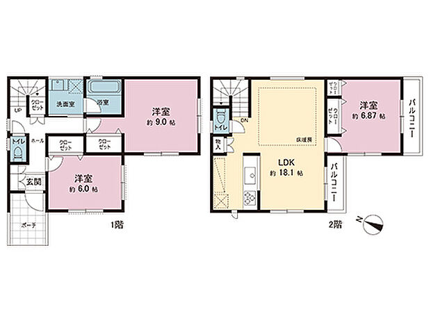 間取図です。図面と異なる場合は現況を優先させていただきます。
