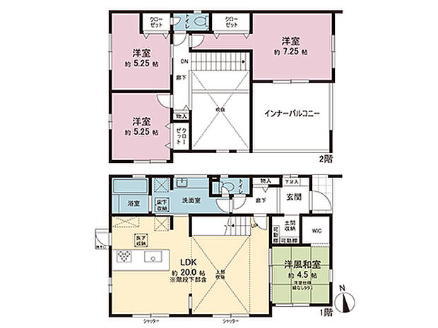 間取図です。図面と異なる場合は現況を優先させていただきます。