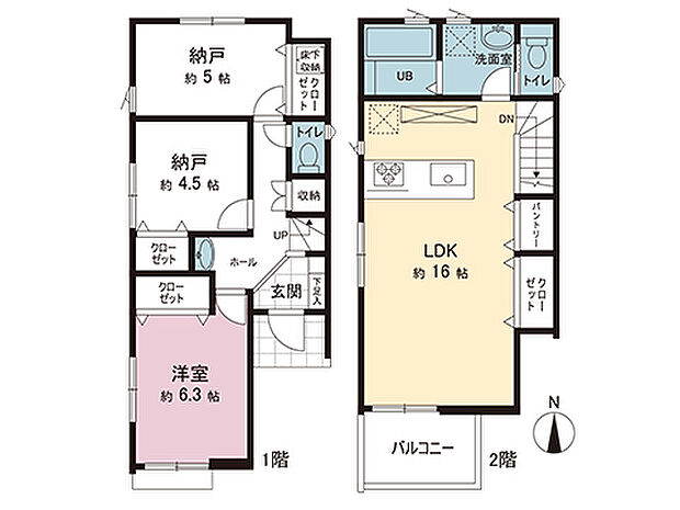 間取図です。図面と異なる場合は現況を優先させていただきます。
