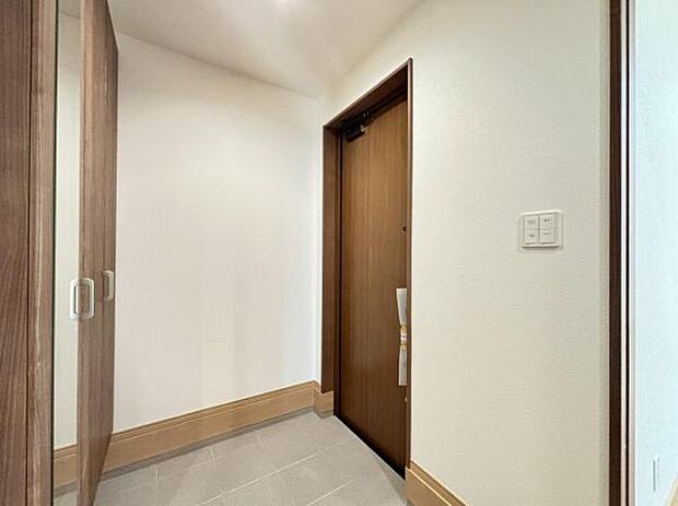 いつも気持ちよくご家族を迎えられる玄関です。