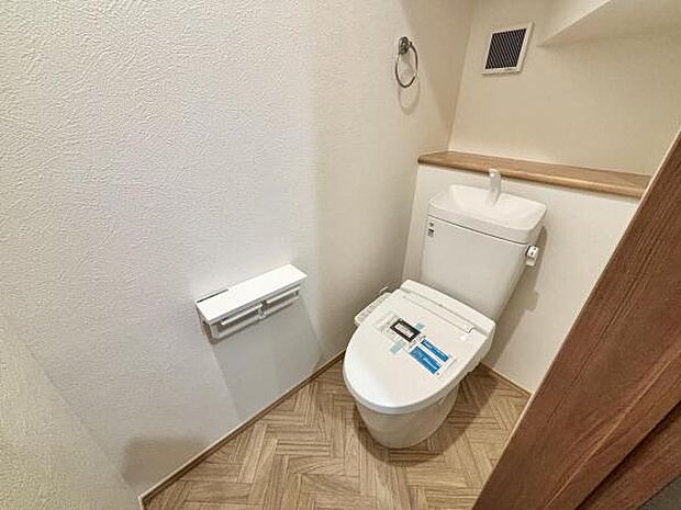 ほっと安らげるトイレ空間です。