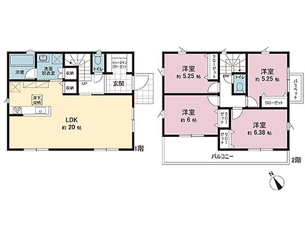 間取図です。図面と異なる場合は現況を優先させていただきます。
