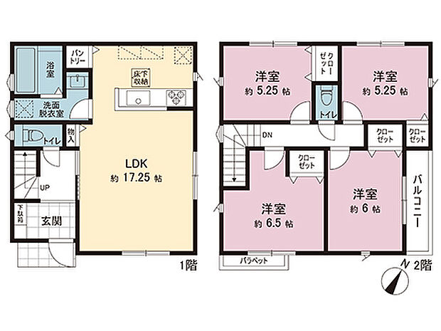 間取図です。図面と異なる場合は現況を優先させていただきます。