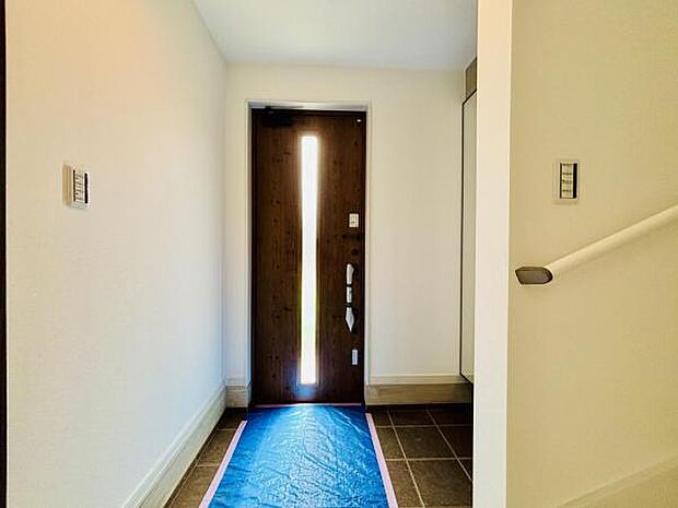 いつも気持ちよくご家族を迎えられる玄関です。