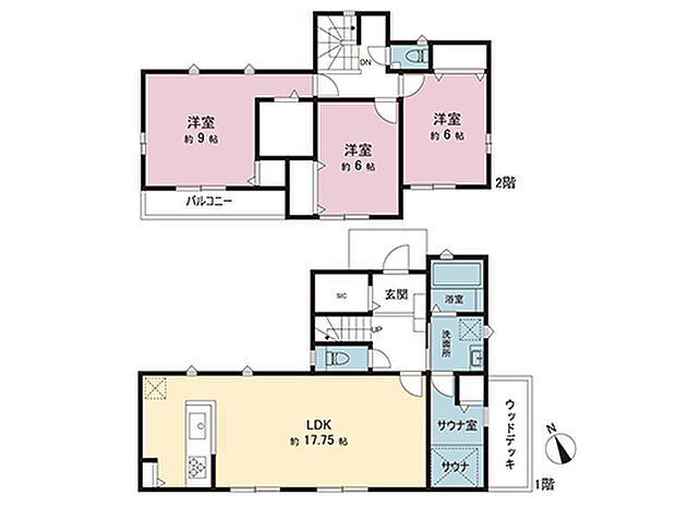 間取図です。図面と異なる場合は現況を優先させていただきます。