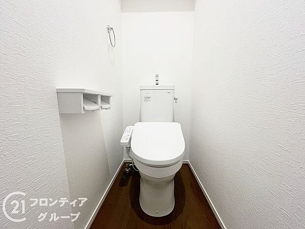 トイレは1階と2階の2カ所に設置！階段を上り下りせずに使用できるので、高齢の方にも安心です！