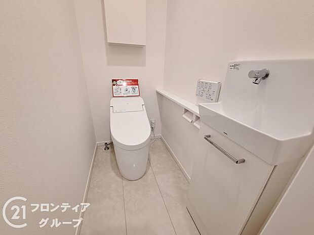各階トイレ付きで忙しい朝も混み合わず便利