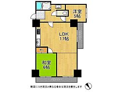 花川アーバンライフ 2LDKの間取図画像