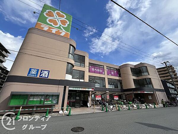 ライフ出来島店 徒歩18分。 1440m